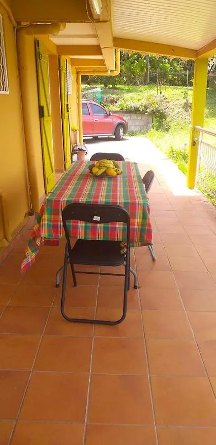 Appartement de 2 chambres avec terrasse amenagee et wifi a Le Robert